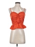 Sienna Sky Orange Sleeveless Blouse Size S - photo 1