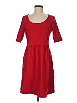 slim fit dress slacks Short Casual Open-Back Fit-and-Flare Dress– PromGirl main image 0