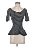Eyelash Couture Black Short Sleeve Top Size XS - photo 1