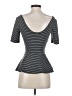 Eyelash Couture Black Short Sleeve Top Size XS - photo 2