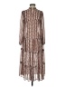 Lost + Wander Brown Casual Dress Size XS - photo 1