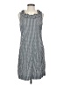 Talbots Checkered-gingham Gray Casual Dress Size 4 - photo 1