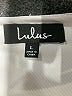 Lulus 100% Polyester Solid Gray Casual Dress Size L - photo 7