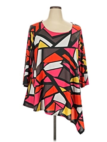 Jete 3/4 Sleeve Blouse (view 1)