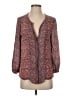 Joie 100% Silk Brown Long Sleeve Silk Top Size S - photo 1