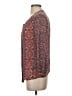 Joie 100% Silk Brown Long Sleeve Silk Top Size S - photo 5