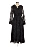 CeCe 100% Polyester Black Casual Dress Size 6 - photo 1