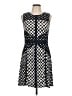 Just... Taylor Argyle Black Casual Dress Size 10 - photo 1