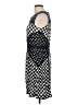Just... Taylor Argyle Black Casual Dress Size 10 - photo 5