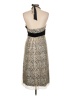 Jonathan Martin Animal Print Tan Cocktail Dress Size 10 - photo 2