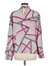 Hazel 100% Polyester Pink Long Sleeve Blouse Size M - photo 2
