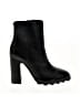 Karl Lagerfeld 100% Leather Black Ankle Boots Size 6 - photo 1