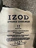 IZOD Solid Black Casual Pants Size 12r - photo 3