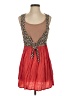 THML 100% Rayon Red Casual Dress Size S - photo 1