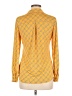 Dna Couture Polka Dots Yellow Long Sleeve Blouse Size M - photo 2