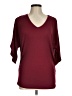 Unbranded Burgundy 3/4 Sleeve Top Size M - photo 1