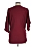 Unbranded Burgundy 3/4 Sleeve Top Size M - photo 2