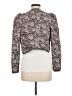 Self Contrast 100% Cotton Floral Green Jacket Size M - photo 2