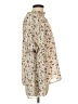 Blushing Heart 100% Polyester Floral Ivory 3/4 Sleeve Blouse Size L (estimated) - photo 4
