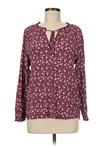 Skies Are Blue Long Sleeve Blouse (view 1)