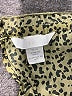 H&M 100% Polyester Animal Print Green Long Sleeve Blouse Size 10 - photo 7
