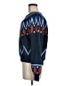 Sundry Chevron-herringbone Blue Pullover Sweater Size Med (2) - photo 5