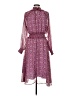o.p.t 100% Polyester Paisley Purple Casual Dress Size M - photo 2