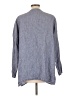 Flax 100% Linen Blue 3/4 Sleeve Button-Down Shirt Size 10 (M) - photo 2