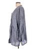 Flax 100% Linen Blue 3/4 Sleeve Button-Down Shirt Size 10 (M) - photo 5