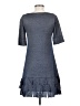 Isle Apparel Gray Casual Dress Size S - photo 2