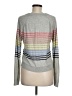 Splendid Stripes Gray Pullover Sweater Size M - photo 2