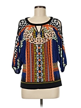 Beige By Eci 3/4 Sleeve Blouse