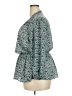 Eclair 100% Polyester Teal 3/4 Sleeve Blouse Size 2X - photo 5