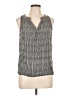 Rose & Thyme 100% Rayon Gray Sleeveless Blouse Size L - photo 1