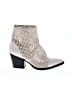 Sam Edelman Silver White Ankle Boots Size 7 1/2 - photo 1