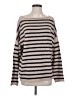 Dokotoo 100% Acrylic Stripes Tan Pullover Sweater Size S - photo 1