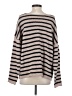 Dokotoo 100% Acrylic Stripes Tan Pullover Sweater Size S - photo 2