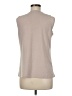Ellen Tracy Silver Sleeveless Top Size M - photo 2