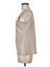 Ellen Tracy Silver Sleeveless Top Size M - photo 5