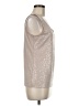 Ellen Tracy Silver Sleeveless Top Size M - photo 4