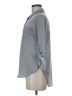 Passport Chevron-herringbone Gray Long Sleeve Button-Down Shirt Size M - photo 5