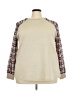 Assorted Brands Checkered-gingham Ivory Pullover Sweater Size 3X - photo 1