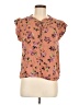 Buffalo by David Bitton Pink Short Sleeve Blouse Size M - photo 1