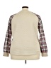 Assorted Brands Checkered-gingham Ivory Pullover Sweater Size 3X - photo 2