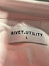 RIVET.UTILITY 100% Cotton Pink Romper Size L - photo 4