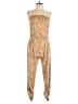 Assorted Brands Paisley Gold Jumpsuit Size L - photo 1