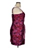 Hours 100% Polyester Camo Burgundy Cocktail Dress Size XL - photo 4