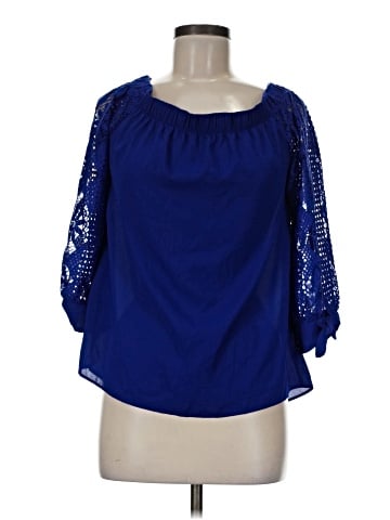 Charming Charlie 3/4 Sleeve Blouse (view 1)