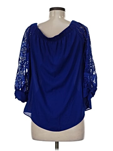 Charming Charlie 3/4 Sleeve Blouse (view 2)