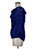 Charming Charlie 100% Polyester Blue 3/4 Sleeve Blouse Size M - photo 5